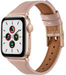 DUX DUCIS YA - valódi bőr szíj Apple Watch 42/ 44/ 45/ 49mm rózsaszín