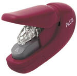 PLUS Corporation Kapocs nélküli tűzőgép, kézi, 5 lap, PLUS, bordó (31179) - iroszer24