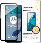 Wozinsky Tartós Wozinsky Full Glue edzett üveg Motorola G53 teljes képernyőkeret - Fekete