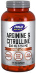 NOW Now Arginine Citrulline 240 vcaps