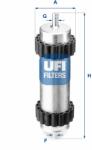 UFI Üzemanyagszűrő UFI 31.946. 00