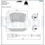 DELPHI Klocki Ham. Vw T5 Tyl (lp1911)