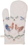 Clayre & Eef Set 2 manusi termice bumbac Chicken 18x30 cm (CAR44)