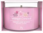 Yankee Candle Mini lumânare parfumată - Yankee Candle Snowflake Kisses Filled Votive 3 x 37 g