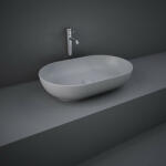  Lavoar pe blat, RAK, Feeling, oval, 55x35 cm, gri mat (FEECT5500503A)