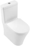 Villeroy & Boch Set vas WC stativ rimless Villeroy & Boch, O. Novo, compact, direct flush, cu rezervor si capac soft close, alb (SET O.NOVO RIMLESS COMPACT)