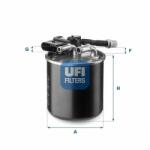 UFI Üzemanyagszűrő UFI 24.151. 00