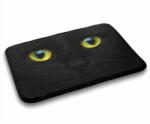 tulup. hu Fürdőszoba szőnyeg Fekete macska 75x45 cm Fehér