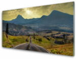  tulup. hu Akrilkép Mountain Road Landscape 100x50 cm 4 fogas