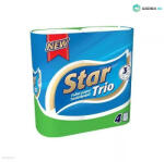 Star Trio toalettpapír kistekercses 3r. , hófehér, 90lap/tek, 4tek/csg, 16csg/karton, 33karton/raklap (HTKTC30041750)