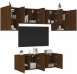 vidaXL 6 darab barna tölgyszínű szerelt fa TV-bútor (3216445) - pepita