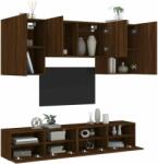 vidaXL 5 darab barna tölgyszínű szerelt fa TV-bútor (3216531) - pepita