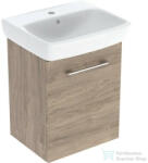Geberit SELNOVA SQUARE 50x42 cm-es mosdó és 1 ajtós alsószekrény kombináció, hikoridió 502.752. 00.1 (502752001)