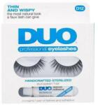 Duo Műszempilla ragasztóval - Ardell Duo Lash Kit Professional Eyelashes Style D12