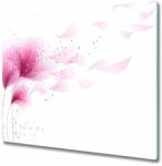  tulup. hu Üveg vágódeszka rózsaszín virág 60x52 cm - mall - 13 900 Ft