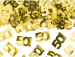 PartyDeco S. r. o Konfetti, 50-es, arany, 15 g/csomag