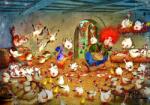 Grafika - Puzzle François Ruyer: Coșul de pui nebun - 1 000 piese Puzzle