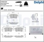 DELPHI fékbetétkészlet, tárcsafék DELPHI LP5021EV (LP5021EV)