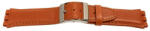  Curea piele tip Swatch 17 mm maro deschis - 62287