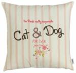 Debre Cat & Dog párnahuzat, 43x43cm, polyester