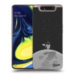 Picasee Husă transparentă din silicon pentru Samsung Galaxy A80 A805F - Astronaut
