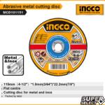 INGCO Disc abraziv, panza debitare metal 115mm, 1mm (MCD101151) - ingcomag