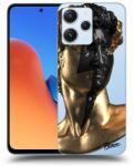 Picasee Husă transparentă din silicon pentru Xiaomi Redmi 12 5G - Wildfire - Gold