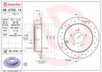 BREMBO féktárcsa BREMBO 08. A755.1X (08.A755.1X)
