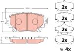 TRW set placute frana, frana disc TRW GDB2343 - automobilus