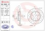 BREMBO féktárcsa BREMBO 08. C653.1X (08.C653.1X)