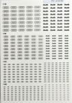 TRIPLE 9 Decaluri, autocolante, stickere machete auto cu logo Audi (water slide) scala 1/64, 1/43, 1/24, 1/181/43 (26027)