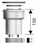 Ariston 60/100-80/125 inditó idom kondenzációs leválasztóval (3318040) (3318040)