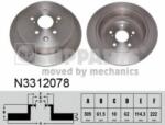 NIPPARTS Disc frana LEXUS RX (GGL1, GYL1, AGL1) (2008 - 2015) NIPPARTS N3312078