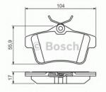 Bosch Set placute frana, frana disc PEUGEOT 5008 (2009 - 2016) BOSCH 0 986 494 437