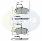 COMLINE Set placute frana, frana disc PEUGEOT 407 SW (6E) (2004 - 2016) COMLINE CBP11251