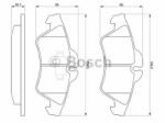 Bosch Set placute frana, frana disc VW LT II bus (2DB, 2DE, 2DK) (1996 - 2006) BOSCH 0 986 424 218