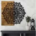 Asir Fali dekoráció 59x58 cm mandala fa/fém 899SKL2180 (AS1712)