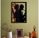 Asir Fali dekoráció 32x50 cm jazz fa/fém 899SKL2211 (AS1691)