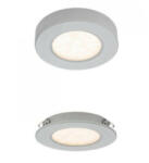 Redo Group Beépíthető LED spot lámpa, 3W, hidegfehér fényű, ezüst színben (MT 142 LED) (70370)