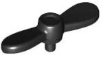 LEGO® 54568c11 - LEGO fekete propeller 2 tollú, kicsi (54568c11)