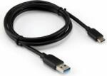 SBOX USB-20-TYPEC-2/R USB-A apa - USB-C apa Kábel - Fekete (2m) (USB-20-TYPEC-2/R)