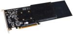 Sonnet M. 2 4x4 Silent PCIe Card (Four M. 2 NVMe SSD Slots - Add your own SSDs up to 32TB) (FUS-SSD-4X4-E3S)