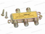 Somogyi Elektronic TS-1913 fém F-elosztó 4 kimenetes, 5-900 MHz (TS 1913)