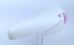 Hauser Viki gyerek nyereg (12 colos bringákhoz), 225x125 mm, 25, 4x120 mm-es nyeregcsővel, fehér-rózsaszín