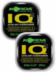 Korda IQ2 Xtra Soft fluorocarbon előkezsinór 20m 20lb (KIQS20)