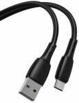Vipfan Racing X05 USB és USB-C kábel, 3A, 2m (fekete) (X05TC-2m-black) - smartgo