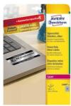 Avery Etikett címke, 45, 7 x21, 2mm, ipari poliészter, 48 címke/ív, 8 ív/doboz, Avery ezüst (L6009-8) - pencart