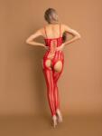 Le Frivole Bodystocking with garters Red S/L (LVAFF100527)