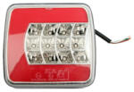 Multipa Utánfutó hátsólámpa 4funkciós jobb, LED, 12/24 Volt - MULTIPA