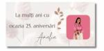 Personal Banner pentru ziua de naștere cu fotografie - Soft Dimensiunea bannerului: 130 x 65 cm